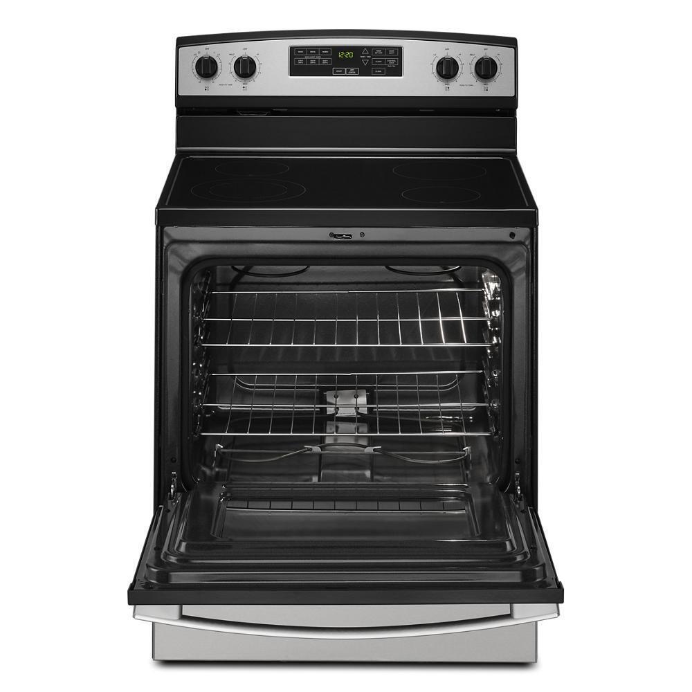 Extra Wide Ranges 30-inch Amana Electric Range with Extra-Large Oven Window - Hartford ...